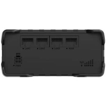 Teltonika маршрутизатор RUT901 4G LTE, 4 антенны, 4 порта RJ-45, 10/100 Mbit/s, ОЗУ 0.128 ГБ, алюминий, черный (RUT901)