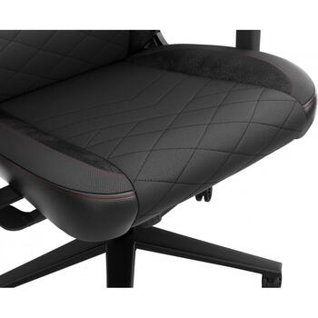 Genesis Nitro 890 G2 NFG-2050 spēļu krēsls, 150kg, 47-53cm, 160°, 3D roku balsti, eko āda, melns (NFG-2050)
