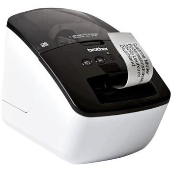 Brother QL-700 принтер этикеток QL700RF1, 300 x 300 DPI, 150 мм/с, черный/белый, автоматический резак, USB (QL700RF1)