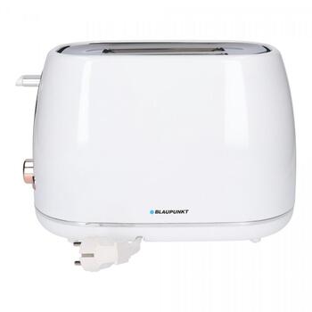 Blaupunkt Toster TSS802WH, 900W, 2 spraugas, 6 cepšanas līmeņi, atkārtota sildīšana, automātiska centrēšana (TSS802WH)