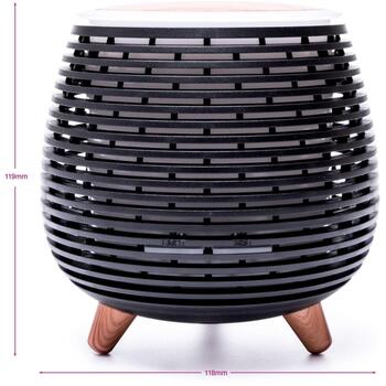 Rio Difuzors DHOZ-EU/1,5, 10 W, 0.34 kg, Brūna, Melna, 13 cm, 14 cm, 10 cm, Aukstais tvaiks, 0.09 l, 15 m², Aromterapija (DHOZ-EU/1,5)