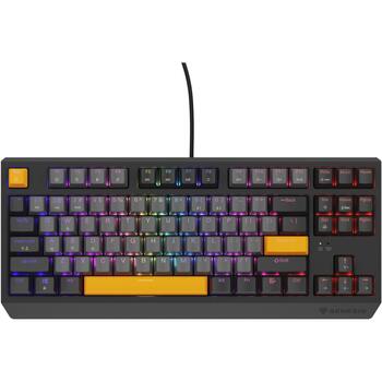 Genesis klaviatūra Thor 230 TKL NKG-2082, mehāniskā, Outemu Red, 87 taustiņi, RGB, USB Type-C, 1.6 m, Anchor Gray Negative (NKG-2082)