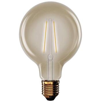 Emos LED лампа Vintage G95 Z52032, 4,5 Вт, 420 лм, 230 В, 25 000 ч, теплый белый, E27, 2 200 K, 320°, 4 COB, F, 80 (Z52032)