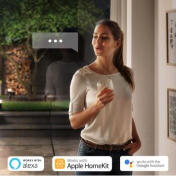 Philips Hue уличный настенный фонарь WCA Resonate 8718696174395, 8Вт, 1180лм, 2000-6500К, IP44, LED, Bluetooth/Zigbee (8718696174395)