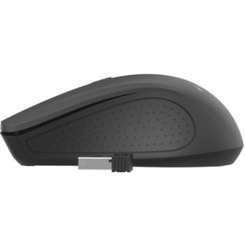 Gembird USB datorpele MUSW-4B-04, 4 pogas, 1600 DPI, RF bezvadu, melna krāsa, akumulators AAA (MUSW-4B-04)