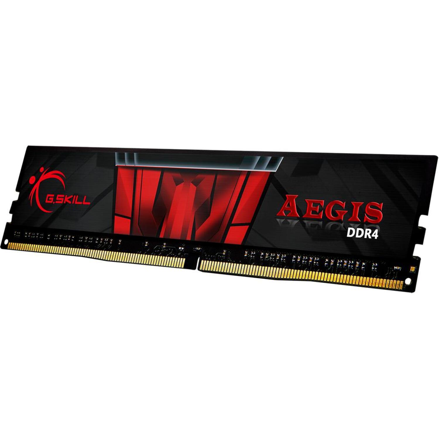 G.Skill Aegis F4-2666C19S-8GIS, 8 ГБ, DDR4, 2666 МГц, неперемещенный, Intel XMP 2.0 (F4-2666C19S-8GIS)