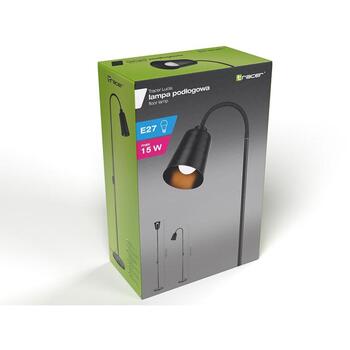 Tracer Напольная лампа TRAOSW47347, 15W, IP20, E27, 3м, черный, металл, пластик, напольная (TRAOSW47347)