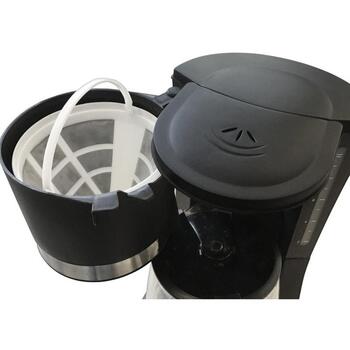 Beper Кофеварка BC.060, 600W, 0.6l, черный, моющийся пластиковый фильтр, капельный кофе, ячменный кофе (BC.060)