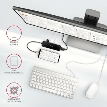 Axagon USB centrmezgls HMC-6H4A 6in1, 4x USB-A, 1x USB-C PD 100W, 1x HDMI 4K, 5Gb/s, 20cm kabelis (HMC-6H4A)