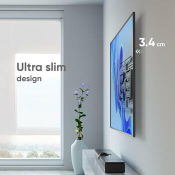 Onkron televizora stiprinājums SM6L-B, 32-90 collu, maksimālā slodze 50 kg, VESA 200x200-600x400 mm, slīpuma leņķis -10° līdz +5° (SM6L-B)