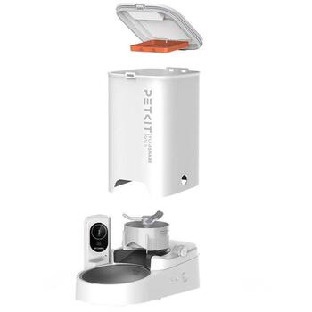 Petkit Automātiska barotava P571 YumShare Solo, 3L, balta, svaru sensors, personalizēta ēdiena zvans (P571)