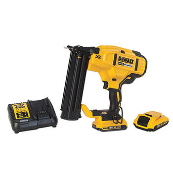 Dewalt Электрический гвоздезабивной пистолет DCN680D2-QW, 18 В, 15-54 мм, 1.2 мм, Li-Ion, 2 мАч, 120 ударов/мин, бесщеточный (DCN680D2-QW)