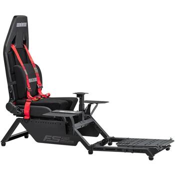 Next Level Racing кабина авиасимулятора NLR-S018, 153см, 99см, 122см, 49.5кг, черный и красный, эргономичная (NLR-S018)