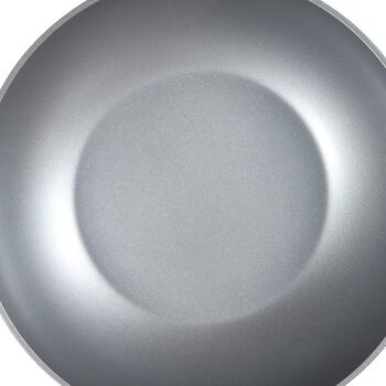 Russell Hobbs Вок RH01709EU, 28см, матовый серый, алюминий, 8.1см, с крышкой, можно мыть в посудомоечной машине (RH01709EU)
