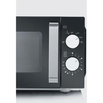 Severin Микроволновая печь 7761-000, 1000 W, 20 л, механическое управление, черный цвет, с подсветкой (7761-000)