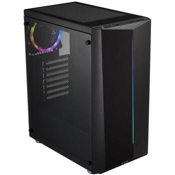 FSP CMT151, ATX korpuss, 2xUSB3.0, 2xUSB2.0, 7 sloti, 2xHDD, 2xSSD, 120mm ventilators, 315mm GPU, 160mm CPU (CMT151)