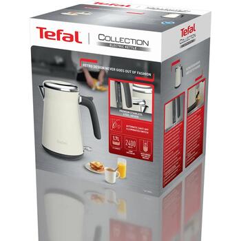 Tefal Collection KI666AE0 электрический чайник 1,7 л 2400 Вт, нержавеющая сталь, 360° основание, автоматическое отключение (KI666AE0)