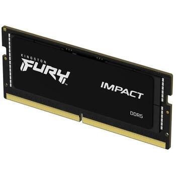 Kingston FURY Оперативная память DIMM KF556S40IB-32, 32 ГБ, 5600 MT/s, CL40, 262-pin, без ECC (KF556S40IB-32)