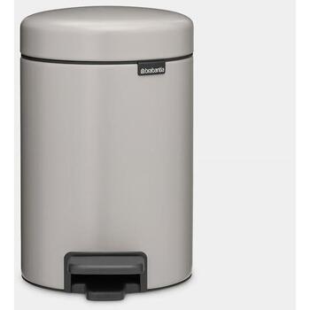 Brabantia NewIcon 252181 ведро с педалью, 3 л, 16,8 см, 26,4 см, нержавеющая сталь, тихое закрывание, защита от запахов (252181)