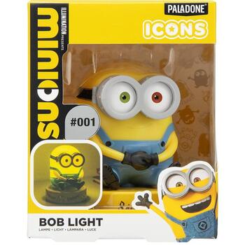 Paladone Minions Icon Light PP13259MN, 9.5cm, 1-2W, 3V, 1xLED, daudzkrāsaina, brīvi stāvošs (PP13259MN)
