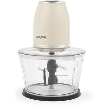 Salter Кухонный измельчитель EK6686CRMVDE, 500W, 1.2L, 2 скорости, нержавеющие лезвия (EK6686CRMVDE)