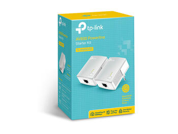 TP-LINK TL-PA4010 KIT, стартовый комплект AV500 адаптера Powerline, 500Mbps, 1x10/100Mbps, 128-bit AES, HomePlug AV (TL-PA4010KIT)