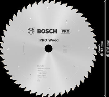 Paneļzāģiem PRO WOOD CORDLESS RIPZĀĢA ASMENS BOSCH 2608837701 (2608837701)