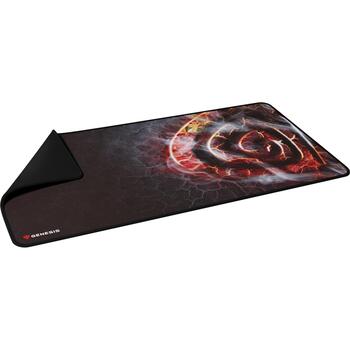 Genesis peles paliktnis Carbon 500 Maxi Lava G2 NPG-2026, 900x450x2.5 mm, audums, gumija, daudzkrāsains, neslīdoša pamatne (NPG-2026)