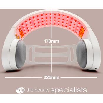 Rio Lāzera matu augšanas josta LAHB-SLEEVE-EU/1,0, 60 lāzera diodes, 650 nm, 5 W, regulējama josta, USB uzlādējama (LAHB-SLEEVE-EU/1,0)