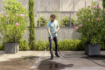 Karcher Мини-мойка K 7 WCM 1.317-400.0, 600л/ч, 180бар/18МПа, 230В/50Гц, 3кВт, 60м²/ч, двигатель с водяным охлаждением (1.317-400.0)