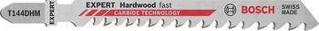 3 figūrzāģa asmeņi T144DHM Hard Wood fast, Figūrzāģiem EXPERT HARDWOOD FAST T144DHM FIGŪRZĀĢA ASMENS, 2608900541, BOSCH (2608900541)