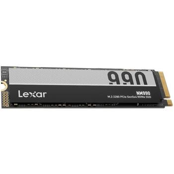 Lexar NM990 4 TB M.2 PCI Express 5.0 NVMe LNM990X004T-RNNNG, 4000 GB, 14000 MB/s, 11000 MB/s, 3000 TBW, 2000000 IOPS, 1500000 IOPS (LNM990X004T-RNNNG)