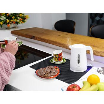 Lafe Электрический чайник Essential S LAFCZA47544, 1.0 л, 1500 Вт, белый, 360° поворотная база, индикатор уровня воды (LAFCZA47544)