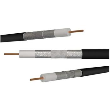 Emos Коаксиальный кабель CB113UV S5265, 100 м, 75 Ом, 3 экрана, 52 пФ/м, 43,5 кг/км, УФ стойкость, Eca (S5265)