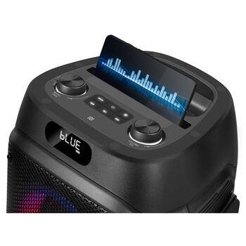 Портативная Bluetooth колонка PS-850 100 W RMS TWS FM USB microSD LED дисплей 8000 mAh Чёрный SV-022679 SVEN (SV-022679)