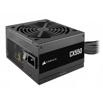 Corsair barošanas bloks CX550 CP-9020277-EU, 550W, ATX, 80 PLUS Bronza, 120mm ventilators, 24 pin ATX, 8 pin EPS12V, 8 pin PCIe (CP-9020277-EU)
