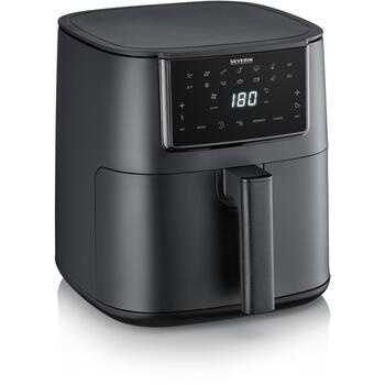 Severin karstā gaisa friteris FR 002462, 7l, 1700W, 12 režīmi, melns, skārienvadība, 11 automātiskās programmas, atmiņas funkcija (FR 002462)