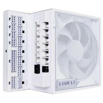 Lian Li Datora barošanas bloks G9P.RS1000G.WH00.EU, 1000W, 80 PLUS Gold, 91.24%, 2400 RPM, 39.3 dB, 100-240V, 50-60Hz (G9P.RS1000G.WH00.EU)