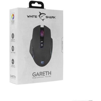 White Shark Мышь GARETH-B GM-5009, 1000-6400 DPI, 7 кнопок, 1.8 м, RGB 16.8 М цветов, USB (GARETH-B)