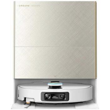 Dreame Пылесос-робот RLX86DE-WHITE, 4.7кг, HEPA фильтр, 35см, 7.9см, 180мин зарядка, 68дБ, 6400мАч, 3.2л контейнер для пыли (RLX86DE-WHITE)