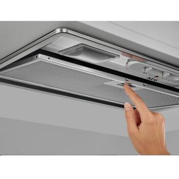 AEG DGB3523S встраиваемая вытяжка, 52см, 330/145 м³/ч, 63/45 дБ, 3 скорости, LED, механическое управление (DGB3523S)