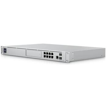 Ubiquiti Маршрутизатор UDM-SE UDM-SE-EU, 8x1GbE RJ45, 1x2.5GbE RJ45, 1x10G SFP+, 2xPoE+, 6xPoE, 128GB SSD, 1.7GHz, 4 ядра, 240W (UDM-SE)