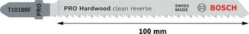 5 figūrzāģa asmeņi T 101 BRF, Figūrzāģiem PRO HARDWOOD CLEAN REVERSE T101BRF FIGŪRZĀĢA ASMENS, 2608634235, BOSCH (2608634235)