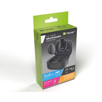Tracer Наушники TRASLU47785, 5ч, 30ч, 32Ω, USB-C зарядка, LED индикатор, беспроводные, Bluetooth, встроенный микрофон (TRASLU47785)