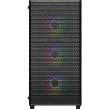 FSP M220-BA korpuss, Mid Tower, ATX, 7 sloti, 1xUSB 3.0, 2xUSB 2.0, 165mm CPU, 340mm GPU, rūdīts stikls (M220-BA)