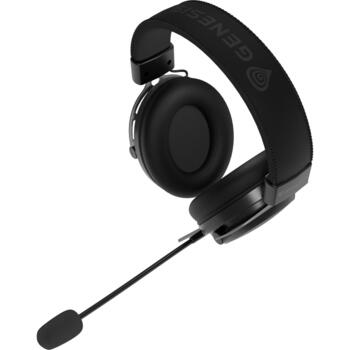Genesis spēļu austiņas Toron 301 NSG-2160, vadu, 3.5mm, 32 Ohm, 20-20000 Hz, mikrofons, melnas (NSG-2160)