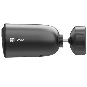 Ezviz EB3 CS-EB3-2K-4GA умная домашняя камера безопасности, 4G LTE, MicroSD, ночное видение, серебристый (CS-EB3-2K-4GA)