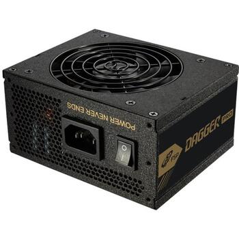 Fsp Barošanas bloks DAGGER PRO 650, 650 W, AC 100-240 V, 80 PLUS Gold, 92 mm ventilators, modulāra kabeļu pārvaldība (DAGGER PRO 650)