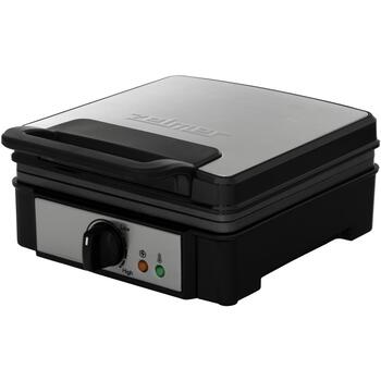 Zelmer Vafeļu panna ZWM0012 71405677P, 1200 W, 2 vafeles, nerūsējošais tērauds, nelīpošais pārklājums, temperatūras regulēšana (71405677P)