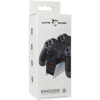 White Shark RINGSIDE док-станция, RINGSIDE, 2, USB C, 0,8м, прочный пластик, белый и черный (RINGSIDE)